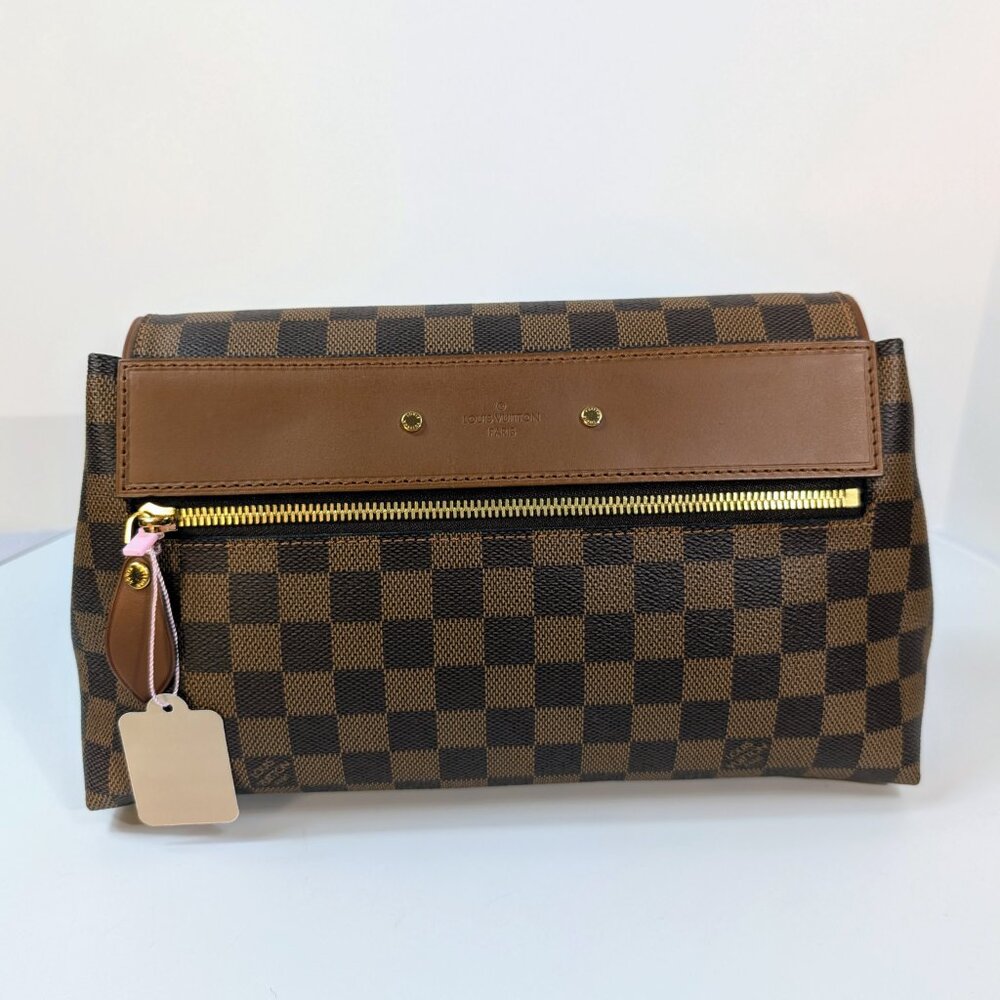Louis Vuitton Brown Damier Ebene Canvas Pallas Clutch - Picture 6 of 16